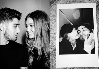 Pasca Putus dengan Zayn Malik, Gigi Hadid Tampil Santai dengan Sweater Berwarna Merah, yuk Intip