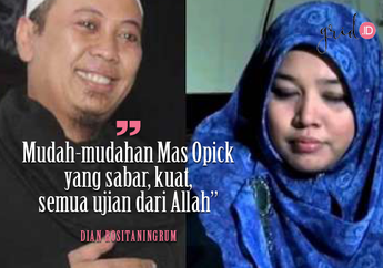 Dian Rositaningrum Tak Hadir di Tujuh Harian Kepergian Istri Kedua Opick, Ustad Ujae : Dia Cukup Bersabar!