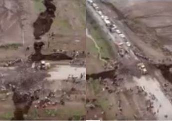Ngeri, Muncul Retakan Raksasa di Jalan Raya yang Diduga Akan Membelah Benua Afrika