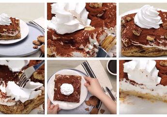 Creamy Banget, yuk Bikin Tiramisu Pie, Satu Gigitannya Bakal Meleleh di Mulutmu!