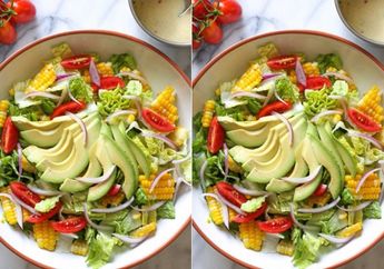 Summer Corn Tomato And Avocado Salad With Creamy Buttermilk, Asupan Sarapan Lezat dan Sehat untuk Tubuh