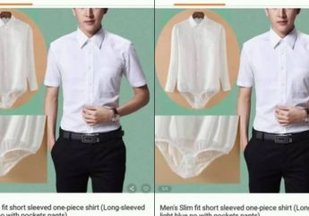 Kemeja Unik Dijual Melalui Online Shop, Netizen Pun Bingung Bentuknya