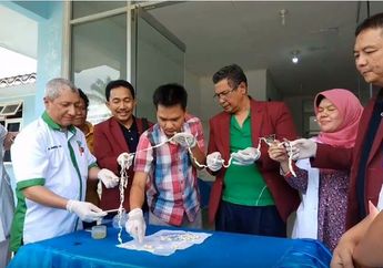 Ditemukan Cacing Pita Sepanjang 10,5 Meter di Simalungun, Diduga Terpanjang di Dunia