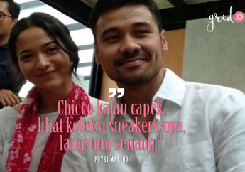 Baru Menikah, Putri Marino Terkejut Lihat Koleksi Sneakers Sang Suami...