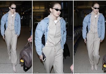 Nggak Pernah Salah, Mix and Match Busana Untuk Airport Style ala Gigi Hadid yang Super Stylish! 
