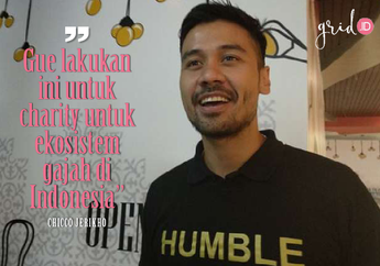 Wow, Demi Gajah Chicco Jerikho Ikut Lari Marathon di Inggris