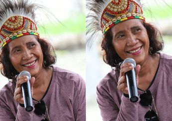 Dapat Sambutan Paling Meriah, Susi Pudjiastuti Tampil Nyentrik di Catwalk Jakarta Fashion Week 2019!