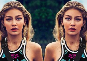 Gigi Hadid Kenakan Outfit Bergambar Wajah Cara Delevingne dan Adwoa Aboah, Kayak Apa ya? 