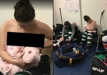 Sosok Ibu Teladan, Menyusui Bayi Saat Jeda Babak Pertandingan Hockey Sampai Jadi Perbincangan Dunia Maya