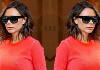 Kenakan Alas Kaki Glitter, Penampilan Simpel Victoria Beckham Siap Bikin Takjub nih, Kayak Apa ya?