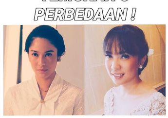 Coba Deh Cari 5 Perbedaan Antara Fitri Tropica dengan Dian Sastro!
