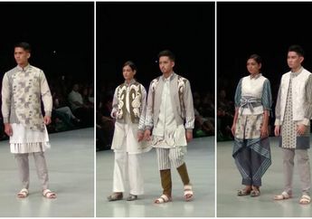 Desainer Danny Satriadi Hadirkan Koleksi Busana Siap Pakai Etnik Modern Bermotif Gajah dan Lurik di Indonesia Fashion Week 2018