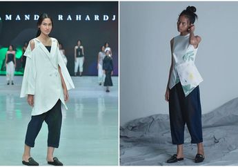 Ketika Batik dan Bunga Hadir dalam 12 Koleksi Busana Rancangan Amanda Rahardjo di Indonesia Fashion Week 2018
