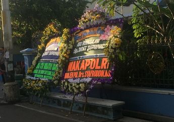 Besan Jokowi Meninggal Dunia, Polri dan BIN Kirimkan Karangan Bunga