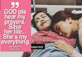 Sedih, Julia Perez Kritis, Bibir dan Mata Jupe Membengkak, Nia Adik Jupe Memohon Kesembuhan Kakaknya