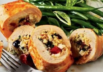 Couscous-Stuffed Chicken, Cara Baru Nikmati Daging Ayam Berbentuk Sushi
