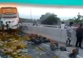 4 Fakta Kecelakaan Bus Pariwisata di Tol Solo Kertosono yang Menewaskan Satu Orang