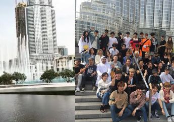 Konser SMTOWN Sukses Digelar, Para Artis SM Entertainment Nobar Dubai Fountain Lagu EXO