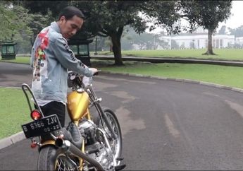 Akhirnya Presiden Joko Widodo Jajal Royal Enfield Bullet 350 cc, Rutenya Hingga Pelabuah Ratu