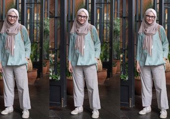 Mau Tampil Kece Saat Hamil? Intip 4 Mix and Match Busana Pastel ala Zeezee Shahab