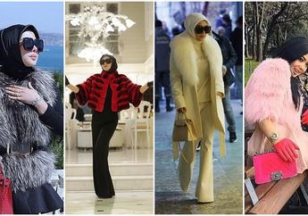 Mewahnya Gaya Tampilan Syahrini dengan Mantel Bulu-bulu &lsquo;Manjaahh&rsquo;, Ouch Cetar Membahana!!