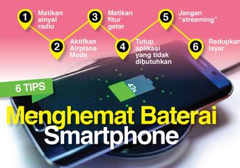 6 Tips Cerdas Hemat Baterai Smartphone Kamu