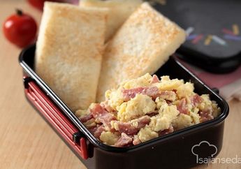 Yummie, Sarapan Nikmat Lezat dengan Cheese and Beef Scrambled Egg yuk! 