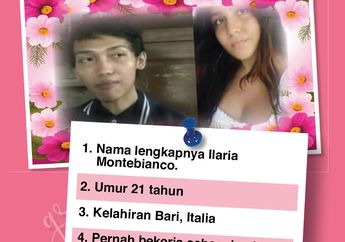INFOGRAFIS : 9 Fakta Soal Ilaria Montebianco yang dibikin Klepek-Klepek Dzulfikar
