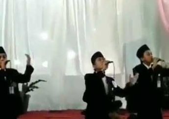 Salut! Detik-Detik Video Santri Terjatuh Dari Panggung Saat Lomba Hadrah 