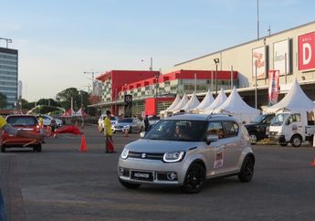 Ramai Banget, Test Drive Suzuki Ignis Laris Manis Diantri di IIMS 2017