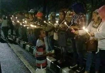 1000 Lilin di Balaikota DKI Jakarta, Setelah Pembakaran Karangan Bunga Ahok-Djarot