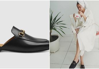 Foto dengan Handuk dan Jubah Mandi, Eva Celia Pakai Sepatu Sandal Branded Harga 8 Juta, Mewah ya!