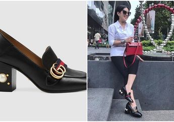 Sudah Tahu Harga Sepatu Hitam Syahrini Ini Saat Jalan-jalan ke Singapura? Bisa Buat Beli Sepeda Motor, Loh!