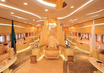 VIDEO: Ini Dia, Mewahnya Pesawat Raja Salman. Semewah Hotel Berbintang!