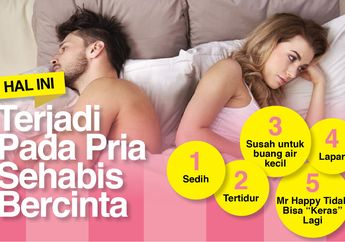 Ladies Wajib Paham, 5 Kondisi Ini Bakal Dialami Pria Setelah Bercinta