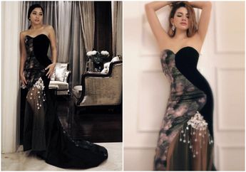 Pakai Gaun Kembaran, Lebih Cantik dan Seksi Nikita Mirzani atau Nikita Willy di Foto Ini? 