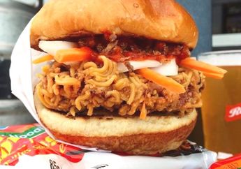 Burger Rasa Indomie Buatan Resto di Australia, Mmm Gimana Yah Rasanya?
