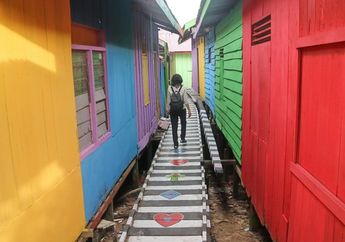 Kampung Warna Warni Teluk Seribu, Bikin Kamu Puas Berselfie Saat Melancong ke Balikpapan