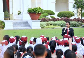 Ketika Jokowi Mendongeng Lutung Kasarung, Ada Pesan Khusus Untuk Generasi Milinenial