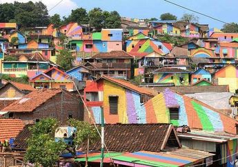 Mampir Yuk, Ini Kampung Pelangi di Semarang yang Ramai Dipuji Dunia, Rumah Kumuh Jadi Penuh Warna