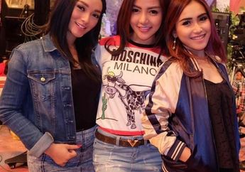 Zaskia Gotik dan Ayu Ting Ting Foto Bertiga dengan Bella Shofie, Netizen: Trio Cecepy Bubar ya?