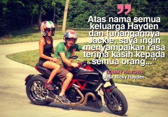 Fakta-Fakta Tentang Nicky Hayden dan  Jackie Marin Tunangan Nicky, Mengharukan