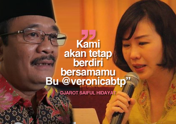 Pelaksana Tugas (Plt) Gubernur DKI, Djarot Saiful Hidayat Memuji Istri Ahok Veronica Tan, Begini katanya
