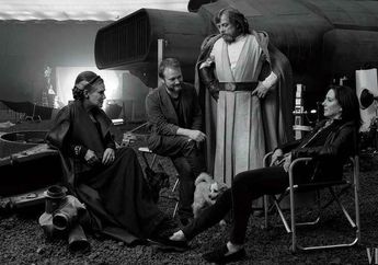 Foto-Foto Terbaru dari Film Star Wars The Last Jedi, Foto Leia Bikin Nangis
