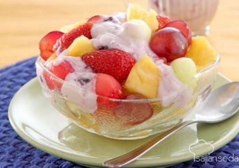 Resep - Salad Buah Makanan Sehat Saat Malam Hari, Penganan Rendak Lemak