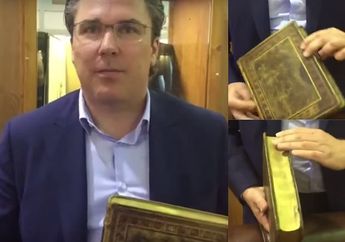 Amazing! Al-Qur'an Dari Abad 18, di Videonya Kamu Nggak Bakal Percaya Ada Gambar Apa dipinggirannya 
