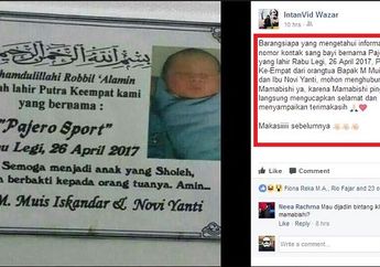 De..De..Kamu dimana! Viral di Socmed Bayi Bernama Pajero Sport diburu Mitsubishi Indonesia, Kabarin Mamabishi Ya