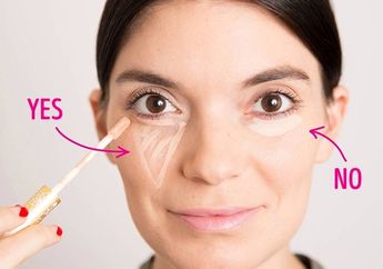 Ini 2 Cara Berbeda pakai Concealer, Salah Satunya Pakai Lipstik Warna Merah