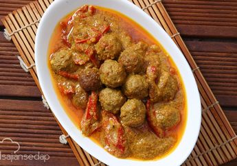RESEP - Bola Daging Kari Santan Menu Lezat Untuk Buka Puasa