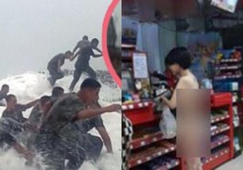 TERPOPULER: Video Perempuan Belanja Sambil Telanjang, Maut 4 Orang Tentara dan Pohon di Tengah Lapangan Bola